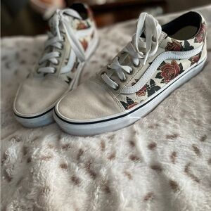 Floral Canvas Sneakers